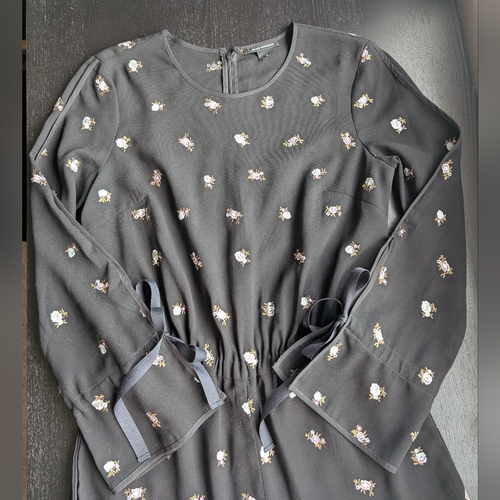 Club Monaco Floral Embroidered Romper - Picture 5 of 12